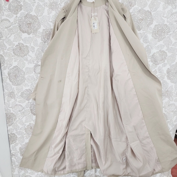 NWT Meshki Andreas oversize Trench Coat Women's XXL Beige - Picture 6 of 9